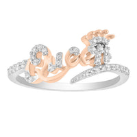 Thumbnail for LADIES RING 1/6 CT ROUND DIAMOND 10K WHITE/ROSE GOLD