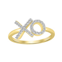 Thumbnail for LADIES RING 1/6 CT ROUND DIAMOND 10K YELLOW GOLD