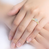 Thumbnail for LADIES RING 1/4 CT ROUND DIAMOND 10K YELLOW GOLD