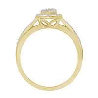 Thumbnail for LADIES RING 1/4 CT ROUND DIAMOND 10K YELLOW GOLD