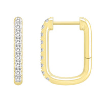 Thumbnail for LADIES EARRING 1/4 CT ROUND DIAMOND 10K YELLOW GOLD