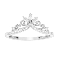Thumbnail for LADIES RING 1/4 CT ROUND/MARQUISE DIAMOND 10K WHITE GOLD