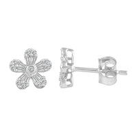 Thumbnail for LADIES PENDANT 1/4 CT ROUND/BAGUETTE DIAMOND 10K WHITE GOLD