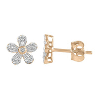 Thumbnail for LADIES PENDANT 1/4 CT ROUND/BAGUETTE DIAMOND 10K ROSE GOLD
