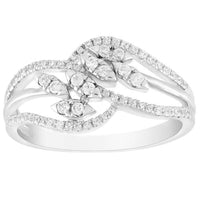 Thumbnail for LADIES RING 1/3 CT ROUND DIAMOND 10K WHITE GOLD
