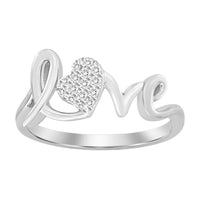 Thumbnail for LADIES RING 1/10 CT ROUND DIAMOND 10K WHITE GOLD