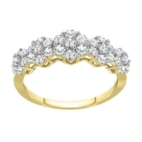Thumbnail for LADIES RING 7/8 CT ROUND DIAMOND 10K YELLOW GOLD