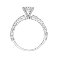 Thumbnail for LADIES RING 1/2 CT ROUND/PRINCESS DIAMOND 14K WHITE GOLD(CENTER-1 / SEMI MOUNT)