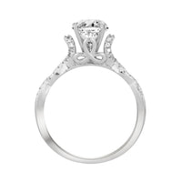 Thumbnail for LADIES RING 1/4 CT ROUND DIAMOND 14K WHITE GOLD(CENTER-1/ SEMI MOUNT)