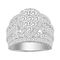 Thumbnail for LADIES RING 5 CT ROUND DIAMOND 10K WHITE GOLD