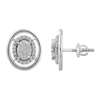 Thumbnail for LADIES EARRINGS 1/5 CT ROUND DIAMOND 10K YELLOW GOLD