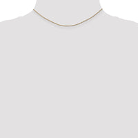 Thumbnail for 14k 1.15mm Diamond-cut Machine-made Rope Chain