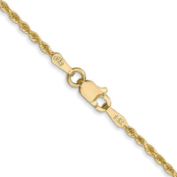Thumbnail for 14k 1.50mm Diamond-cut Rope Chain