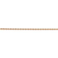 Thumbnail for 14k Rose Gold 1.50mm Diamond-cut Rope Chain
