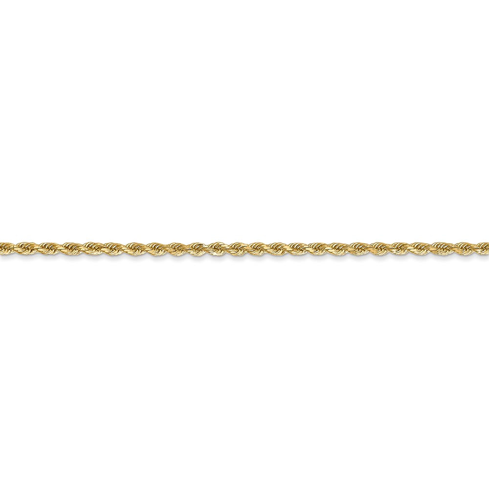 14k 1.75mm Diamond-cut Rope Chain