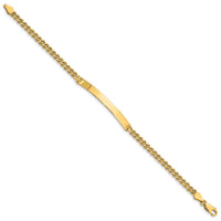 Thumbnail for 14k Two Strand Rope ID Bracelet