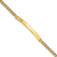 Thumbnail for 14k Two Strand Rope ID Bracelet