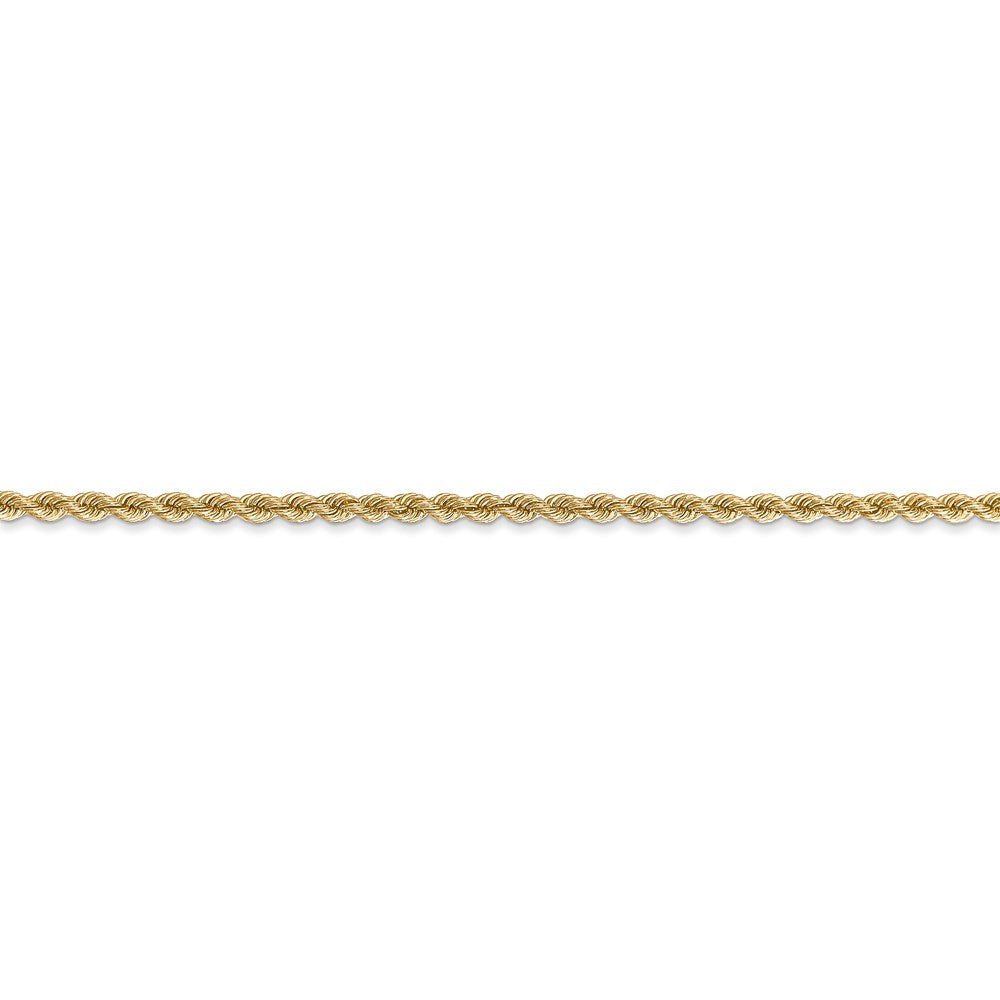 14k 2.25mm Regular Rope Chain