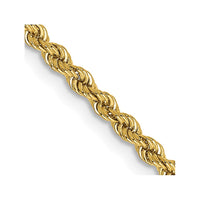 Thumbnail for 14k 2.25mm Regular Rope Chain