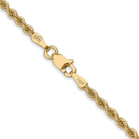 Thumbnail for 14k 2.5mm Regular Rope Chain