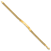 Thumbnail for 14k Two Strand Rope ID Bracelet