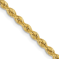 Thumbnail for 14k 2.5mm Regular Rope Chain