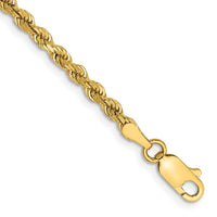 Thumbnail for 14k 2.75mm Diamond-cut Rope with Lobster Clasp Chain