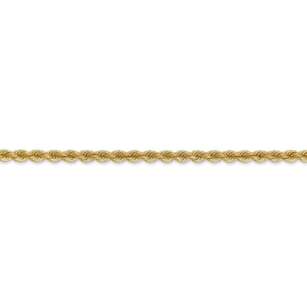 14K 2.75mm Regular Rope Chain