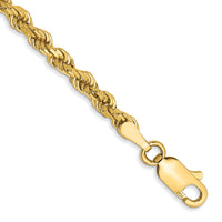 Thumbnail for 14k 3mm D/C Rope with Lobster Clasp Chain