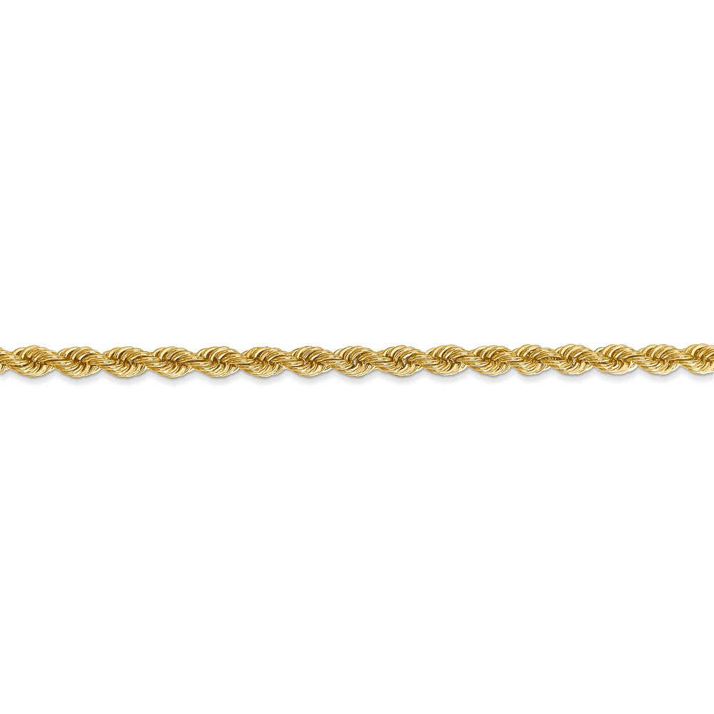 14k 3mm Regular Rope Chain