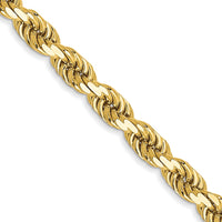 Thumbnail for 14k 3.5mm D/C Rope with Lobster Clasp Chain