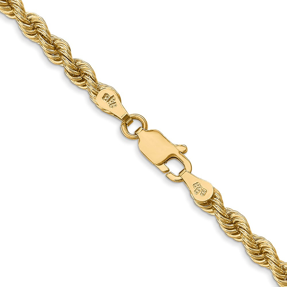 14k 3.65mm Regular Rope Chain