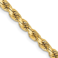 Thumbnail for 14K 3.75mm D/C Rope with Lobster Clasp Chain