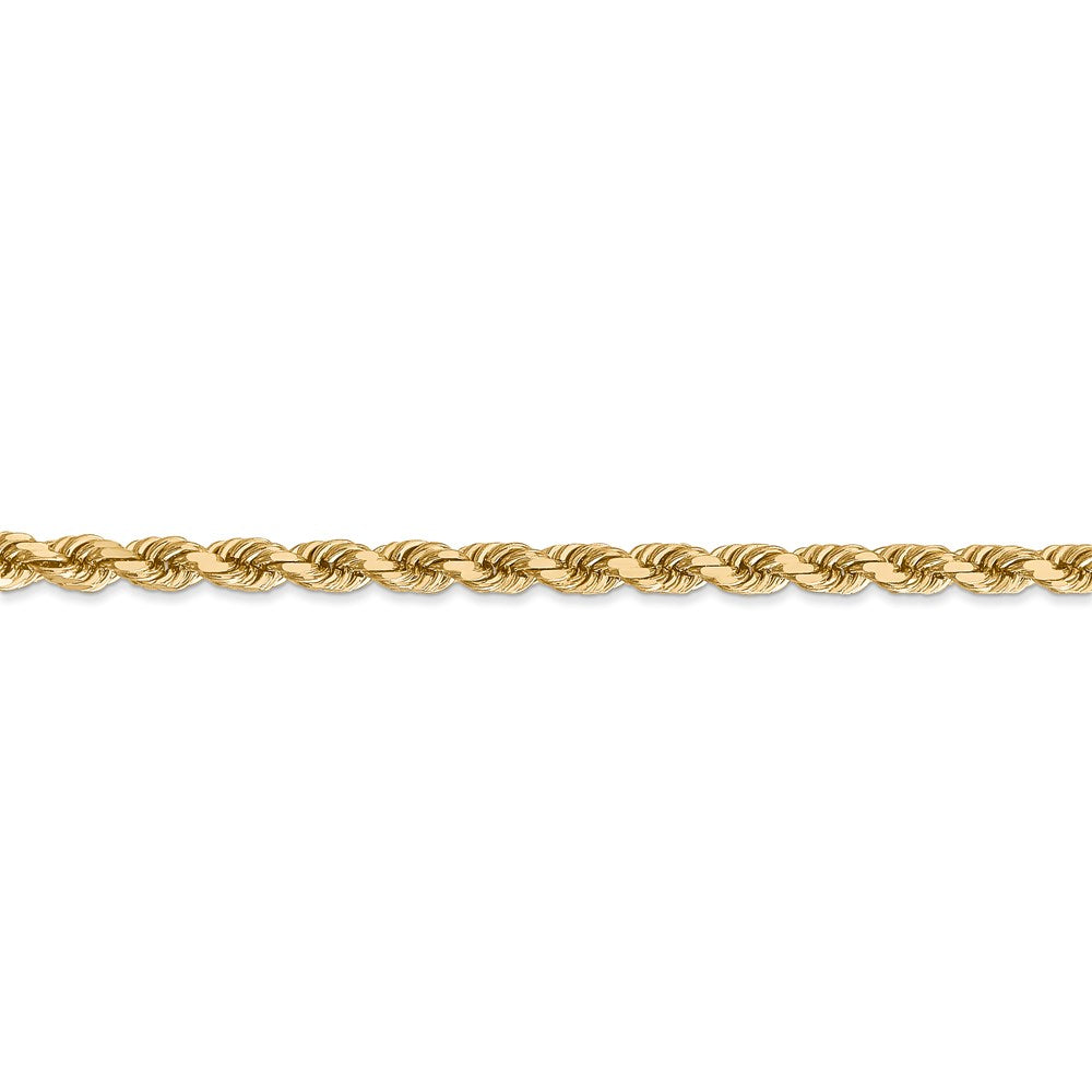 14k 4mm D/C Rope with Lobster Clasp Chain