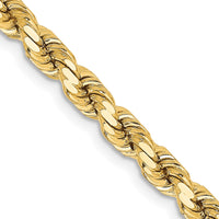 Thumbnail for 14K 4.25mm D/C Rope with Lobster Clasp Chain