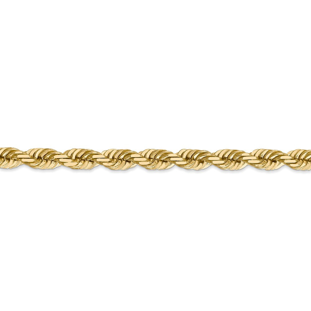 14k 5.5mm D/C Rope with Lobster Clasp Chain