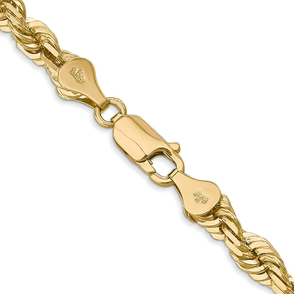 14k 5.5mm D/C Rope with Lobster Clasp Chain