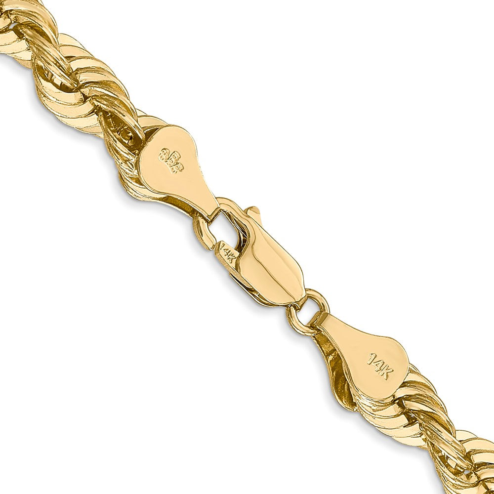 14k 6mm Regular Rope Chain