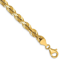 Thumbnail for 14K 6.5mm  D/C Rope with Fancy Lobster Clasp Chain