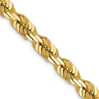 Thumbnail for 14K 6.5mm  D/C Rope with Fancy Lobster Clasp Chain