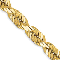 Thumbnail for 14K 10mm  D/C Rope with Fancy Lobster Clasp Chain