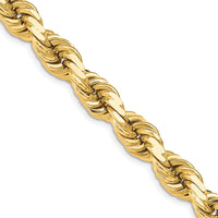 Thumbnail for 14K 12mm  D/C Rope with Fancy Lobster Clasp Chain