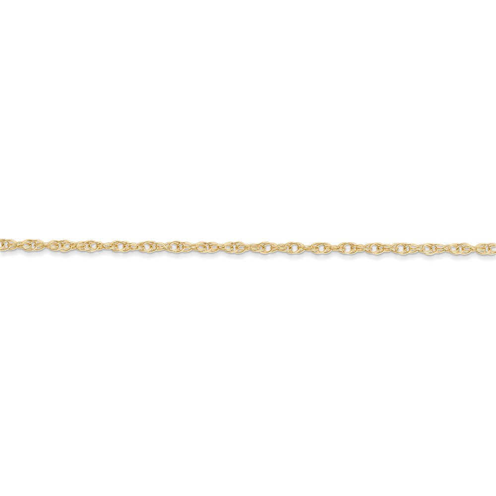14K 1.35mm Carded Cable Rope Chain