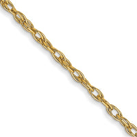 Thumbnail for 14K 1.35mm Carded Cable Rope Chain