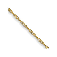 Thumbnail for 14k 1mm Carded Singapore Chain