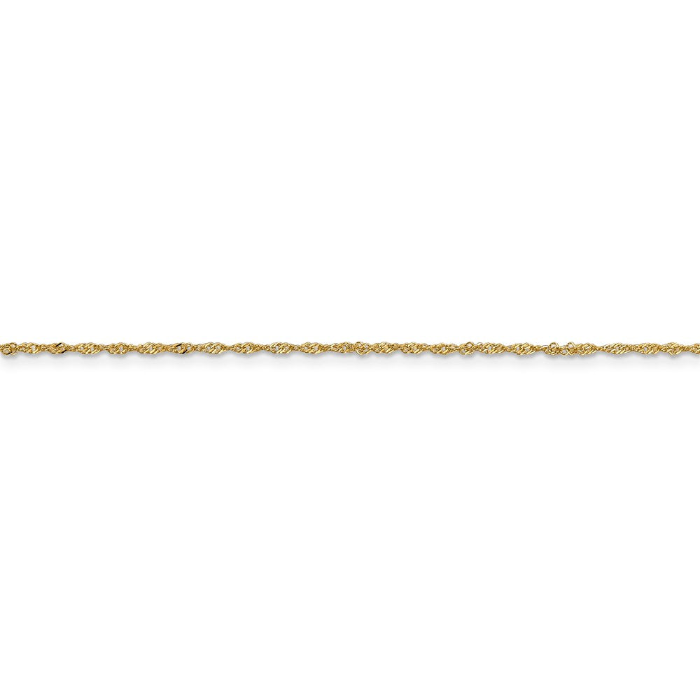 18K Leslie's 1.1mm Singapore Chain