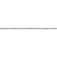 Thumbnail for 18K Leslie's WG 1.1mm Singapore Chain