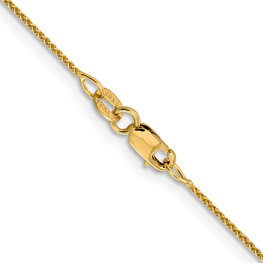 18K Leslie's 1mm D/C Spiga Chain