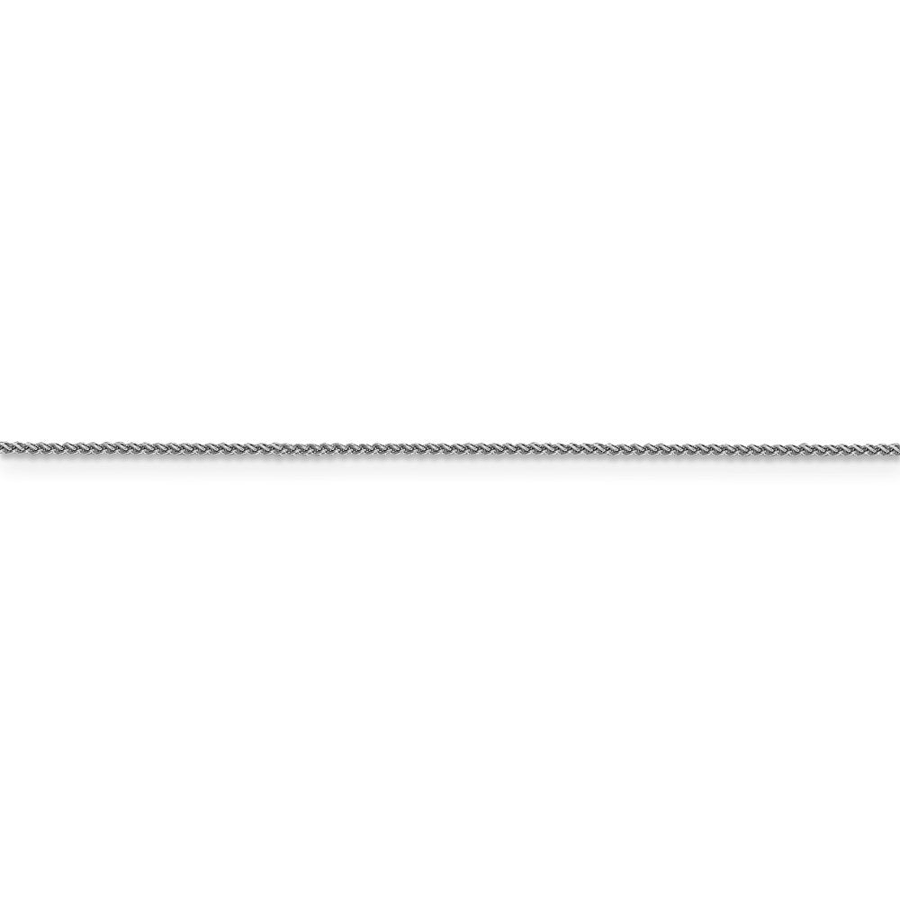 18K Leslie's WG 1mm D/C Spiga Chain