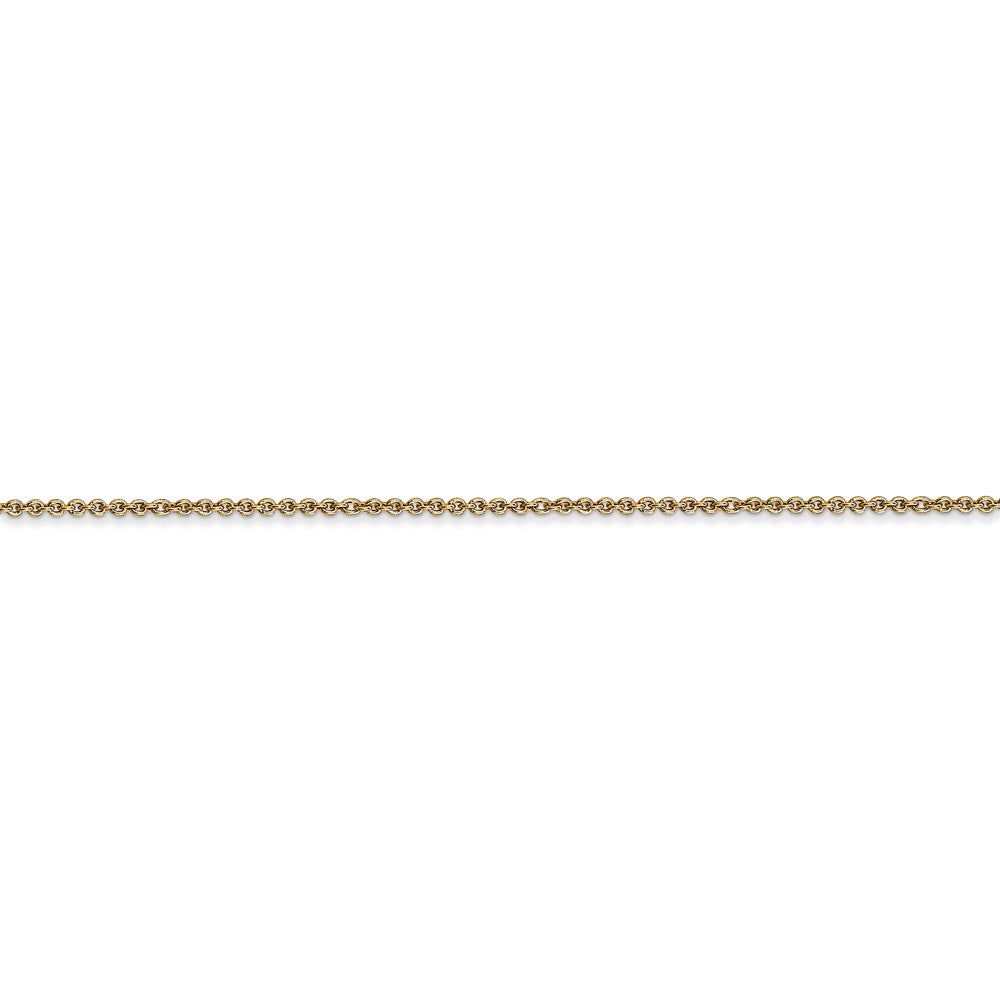 18K Leslie's 1.15mm D/C Cable Chain